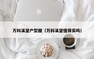 万科溪望户型图（万科溪望值得买吗）